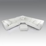 Piero Lissoni MET Leather Sofa with Ottoman, manufactured by Cassina - Italy