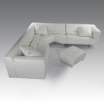 Piero Lissoni MET Leather Sofa with Ottoman, manufactured by Cassina - Italy