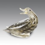 Ercole Barovier Duck sculpture, produced by Barovier & Toso - Italy