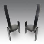 Vico Magistretti, Two "Golem" Chairs, manufactured by Poggi - Italy