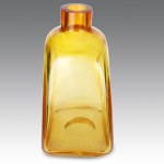 Venini Vaso in vetro trasparente Ambra, produzione Venini - Italia