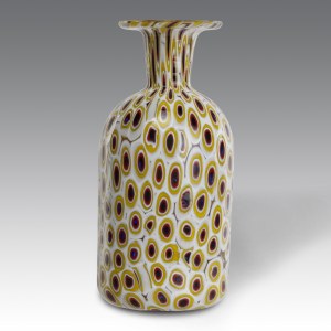 Fratelli Toso (attributed to) Cylindrical vase, made in Murano, Italy