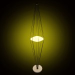 Angelo Lelii “12628” “Siluro” Two-Light Floor Lamp - Italy