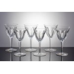 SET OF 6 WINE GLASSES FROM THE "LADY HAMILTON" COLLECTION | MOSER, KARLOVY VARY (CZECH REPUBLIC)