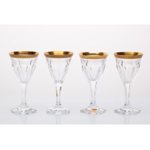 SET OF 4 WINE GLASSES | MOSER, KARLOVY VARY (CZECH REPUBLIC)