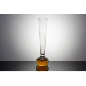 MILAN METELÁK (1929 - 1933) | SLENDER SOLIFLEUR VASE (HARRACHOV GLASSWORKS) (CZECH / BOHEMIAN)
