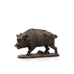 20TH CENTURY HUNGARIAN SCULPTOR | WILD BOAR