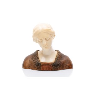 ART NOUVEAU BUST OF A GIRL | CENTRAL / WESTERN EUROPE (FRANCE / GERMANY / AUSTRIA)