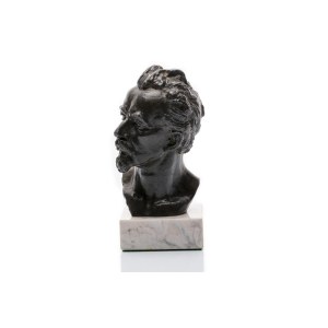 JOSEF PEKÁREK (1873 - 1930) | BUST OF MIROSLAV TYRŠ (CZECH / BOHEMIAN)