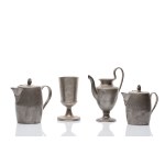 SET OF EMPIRE PEWTER TABLEWARE | CENTRAL EUROPE