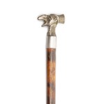 HISTORICAL WALKING STICK WITH GROTESQUE CARICATURE | WESTERN / CENTRAL EUROPE (FRANCE / AUSTRO-HUNGARIAN EMPIRE)
