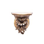 NEO-ROCOCO CARVED AND GILDED WALL CONSOLE | CENTRAL EUROPE (AUSTRO-HUNGARIAN EMPIRE / GERMANY)