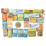 COLLECTION OF MINIATURE BRANDED GOODS PACKAGING FOR PLAY STORE | WEST GERMANY (FRG)