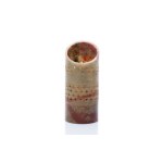 SOAPSTONE BRUSH POT WITH CALLIGRAPHY BOWL "BAMBOO" | CHINA