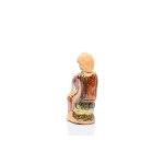 CERAMIC TOMB FIGURINE OF COURT LADY IN SANCAI STYLE | CHINA