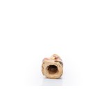 CERAMIC TOMB FIGURINE OF COURT LADY IN SANCAI STYLE | CHINA