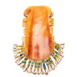 DECORATIVE MASK IN STYLE OF QUEEN IDIA OF BENIN KINGDOM | WEST AFRICA (NIGERIA - BENIN KINGDOM / EDO STYLE)