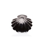 GILDED BLACK SHELL-SHAPED BOWL | JAPAN