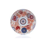 LARGE IMARI PLATE "PHOENIX & CHRYSANTHEMUMS" | JAPAN (ARITA / IMARI)