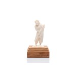 CARVED OKIMONO "FARMER WITH SHEAF OF RICE" | JAPAN