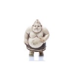 NETSUKE OF SUMO WRESTLER "RIKISHI" | JAPAN