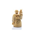 NETSUKE OF SAGE WITH ELIXIR AND FAN | JAPAN