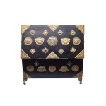 LARGE FORGED TRUNK | EAST / SOUTHERN ASIA (CHINA / TIBET / NEPAL - STYLIZED EXPORT OR DECORATIVE CRAFT WORK)