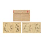 ALPHONSE MUCHA | TELEGRAM FROM LAUSANNE TO THE FAMILY OF PROF. SYLLABA AND PERIOD GUIDES TO CHILLON CASTLE (SWITZERLAND)