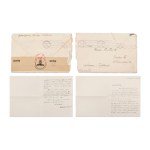 HISTORICAL WARTIME COVER: LETTER OF CONDOLENCE FROM EXILE IN SWEDEN TO THE STRETTI FAMILY WITH WEHRMACHT CENSORSHIP (PASSING OF MUDR. BOHUŠ STRETTI)
