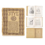 STYL MAGAZINE - MONTHLY FOR ARCHITECTURE, APPLIED ARTS AND URBAN DESIGN (VOL. 1, 1908) - GROUP OF 7 ISSUES