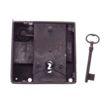 HISTORICAL DOOR LOCK WITH KEY | ARTISTIC / GUILD LOCKSMITH (CENTRAL EUROPEAN PROVENANCE)