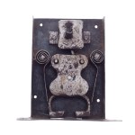 HISTORICAL HAND-FORGED TRUNK LOCK WITH DOUBLE-BOLT MECHANISM | GUILD / ARTISTIC LOCKSMITH (CENTRAL EUROPEAN PROVENANCE)