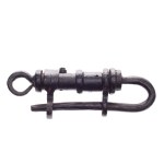 HISTORICAL FORGED TUBULAR PADLOCK | GUILD / ARTISTIC LOCKSMITH (CENTRAL EUROPEAN PROVENANCE)