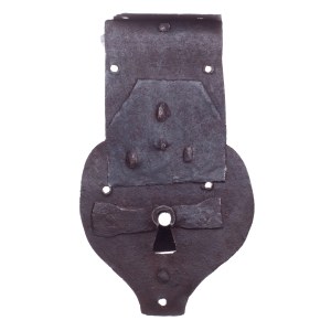 HISTORICAL FORGED TRUNK LOCK WITH CHASED COVER | GUILD / ARTISTIC LOCKSMITH (CENTRAL EUROPEAN PROVENANCE)