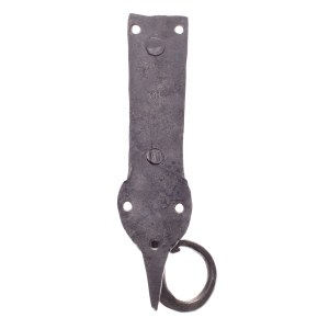HISTORICAL FORGED DOOR BOLT | GUILD / ARTISTIC LOCKSMITH (CENTRAL EUROPEAN PROVENANCE)