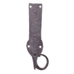 HISTORICAL FORGED DOOR BOLT | GUILD / ARTISTIC LOCKSMITH (CENTRAL EUROPEAN PROVENANCE)
