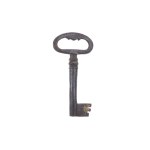 HISTORICAL FORGED KEY WITH SHAPED BOW