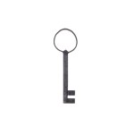 HISTORICAL KEY WITH POINTED PIN IN BOW