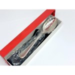 Silver-plated decorative teaspoon