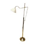 An original, adjustable floor lamp from the Bristol Hotel, designed to be placed next to an armchair.