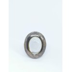 Rock Crystal Ring, 925 Silver
