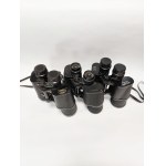 Set of 3 binoculars in cases, including the Zenith 10x50