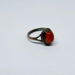 Vintage Silver Ring with Carnelian