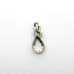 Pendant with Diamonds, approx. 0.13 Ct, 925 silver