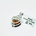 Silver Pendant with Smoky Quartz