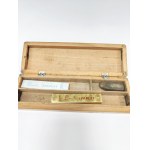 Vintage wooden pencil case