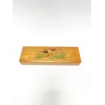Vintage wooden pencil case