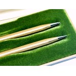 Cross fountain pen, ballpoint pen, and pencil set in boxes