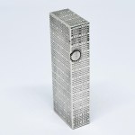 Silver-plated Brutalist Dunhill Lighter