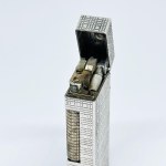 Silver-plated Brutalist Dunhill Lighter